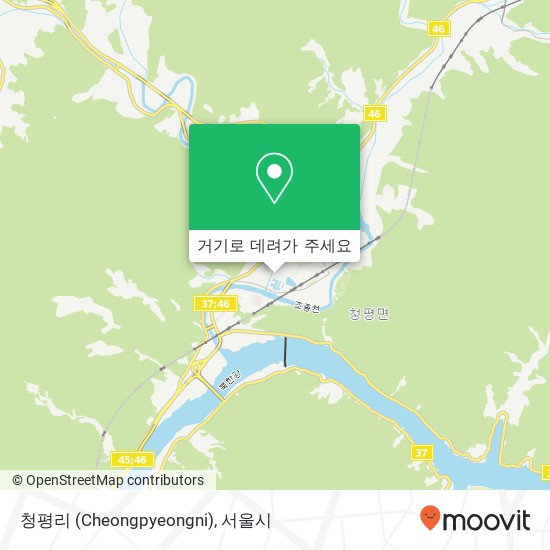 청평리 (Cheongpyeongni) 지도
