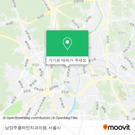 남양주클라인치과의원 지도