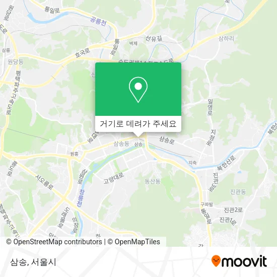 삼송 지도
