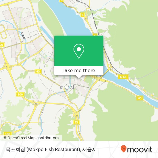 목포회집 (Mokpo Fish Restaurant) 지도