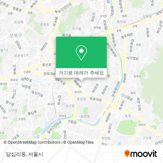 답십리동 지도