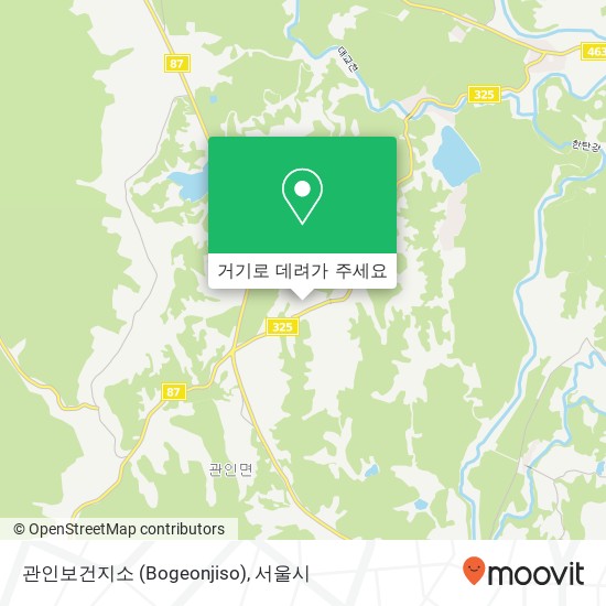 관인보건지소 (Bogeonjiso) 지도