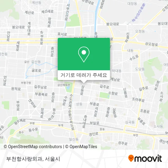 부천항사랑외과 지도