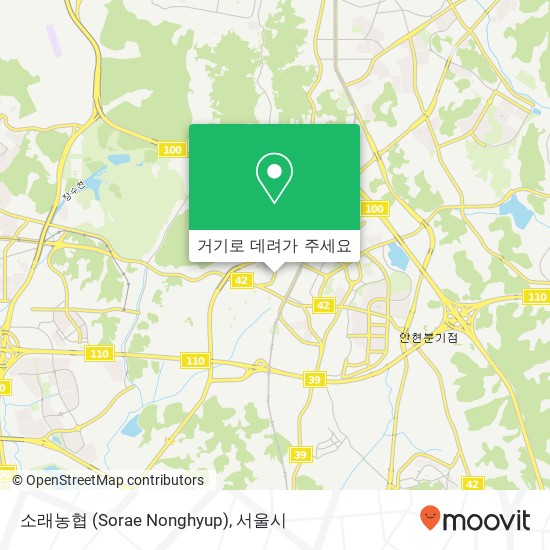 소래농협 (Sorae Nonghyup) 지도