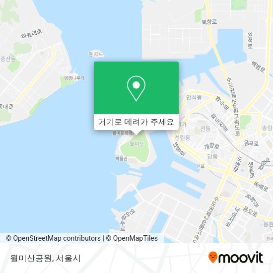 월미산공원 지도