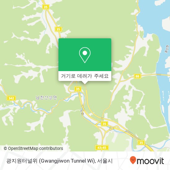 광지원터널위 (Gwangjiwon Tunnel Wi) 지도