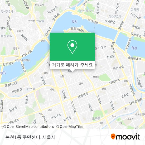 논현1동 주민센터 지도