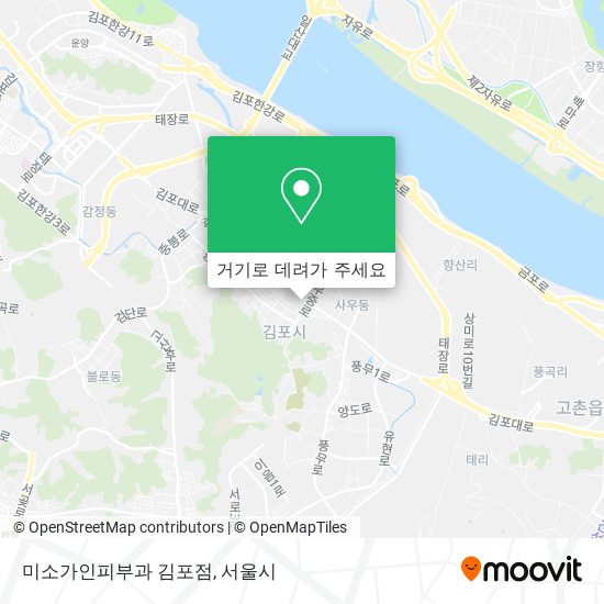 미소가인피부과 김포점 지도