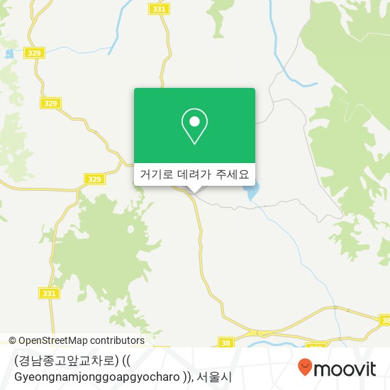 (경남종고앞교차로) (( Gyeongnamjonggoapgyocharo )) 지도