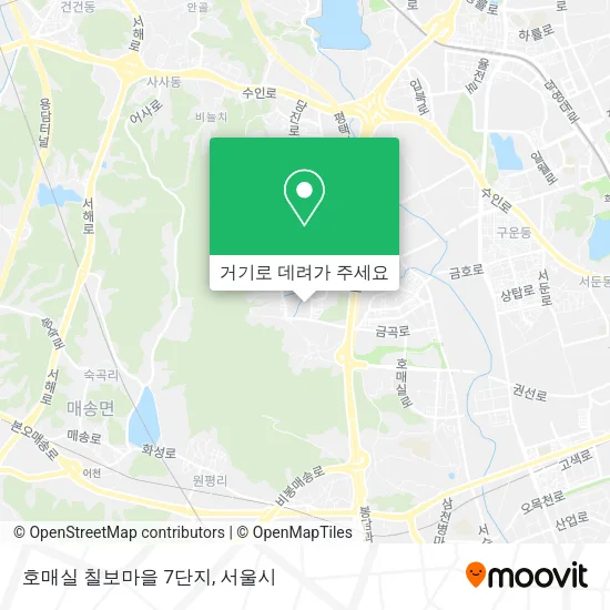 호매실 칠보마을 7단지 지도