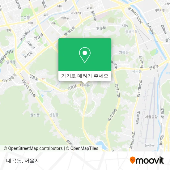 내곡동 지도