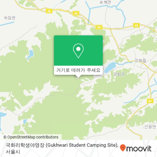 국화리학생야영장 (Gukhwari Student Camping Site) 지도