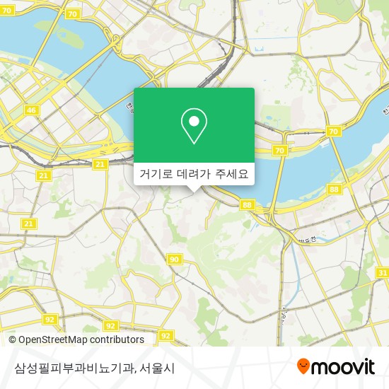 삼성필피부과비뇨기과 지도