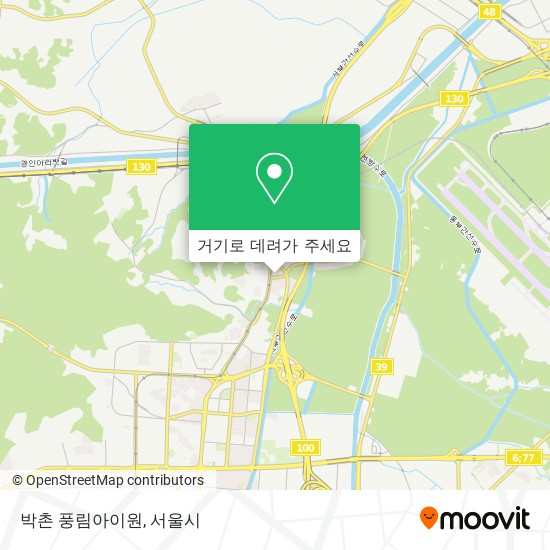박촌 풍림아이원 지도