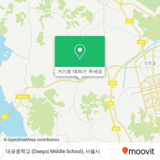대곶중학교 (Daegoj Middle School) 지도