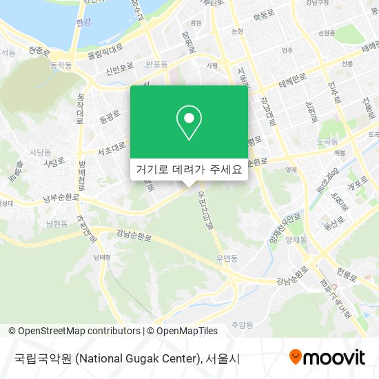국립국악원 (National Gugak Center) 지도