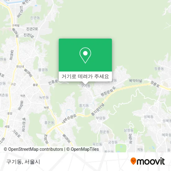 구기동 지도