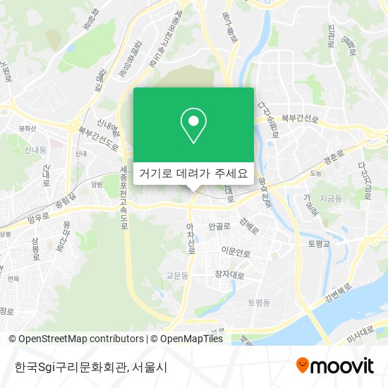 한국Sgi구리문화회관 지도