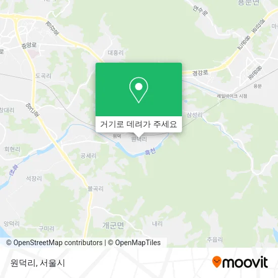원덕리 지도