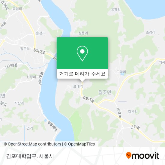 김포대학입구 지도