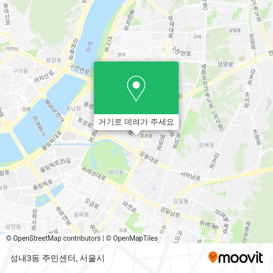성내3동 주민센터 지도