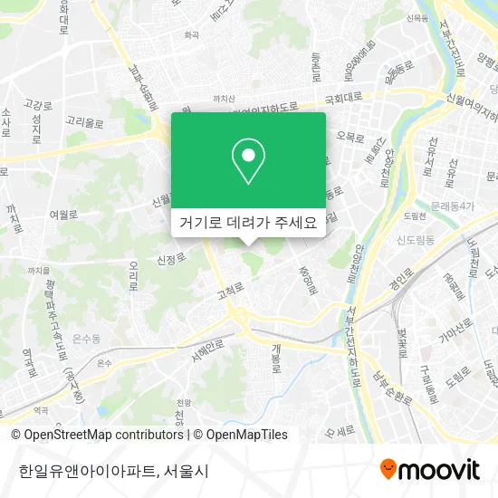 한일유앤아이아파트 지도