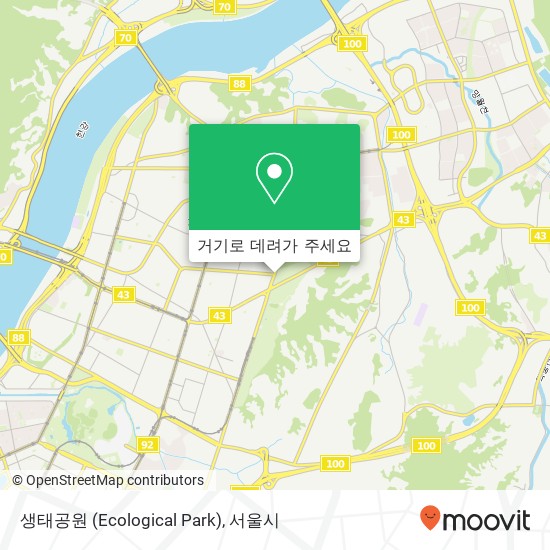 생태공원 (Ecological Park) 지도