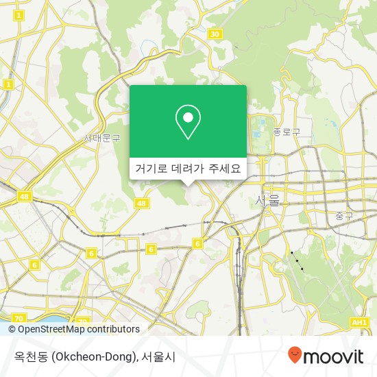 옥천동 (Okcheon-Dong) 지도