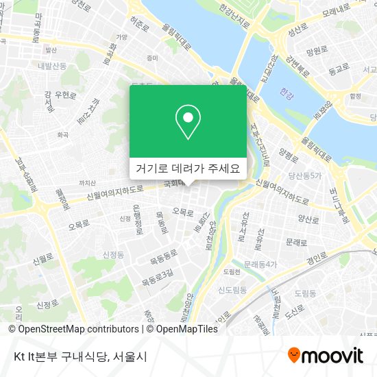 Kt It본부 구내식당 지도