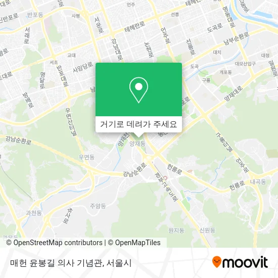 매헌 윤봉길 의사 기념관 지도
