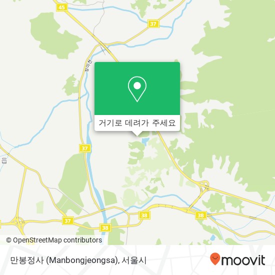 만봉정사 (Manbongjeongsa) 지도