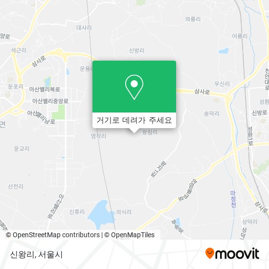 신왕리 지도