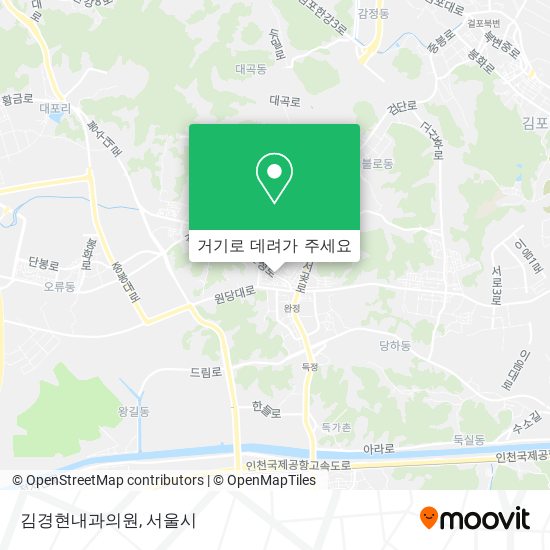 김경현내과의원 지도