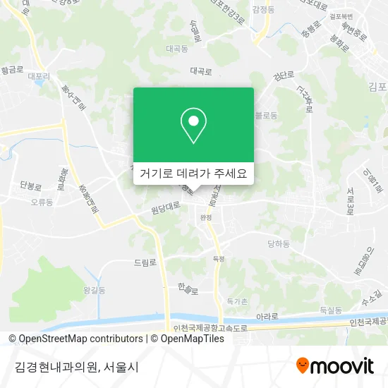 김경현내과의원 지도