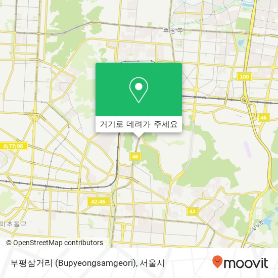 부평삼거리 (Bupyeongsamgeori) 지도