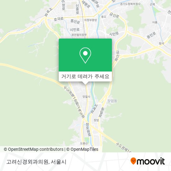고려신경외과의원 지도