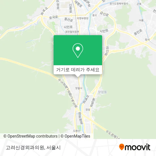 고려신경외과의원 지도