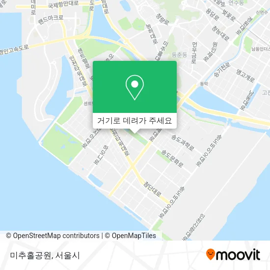 미추홀공원 지도