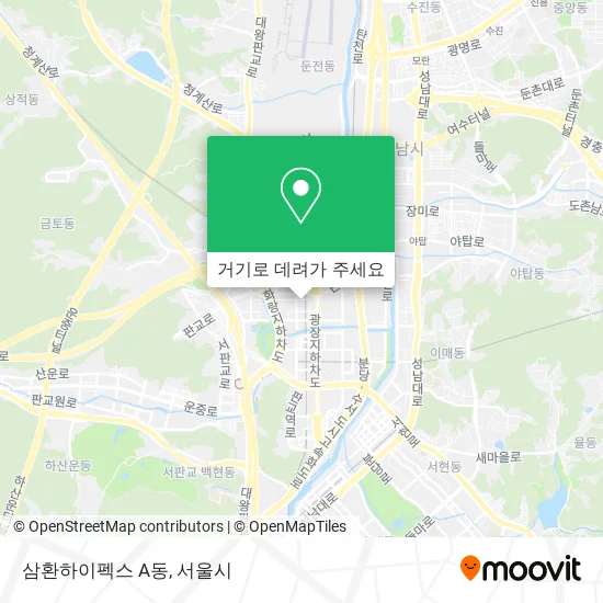 삼환하이펙스 A동 지도