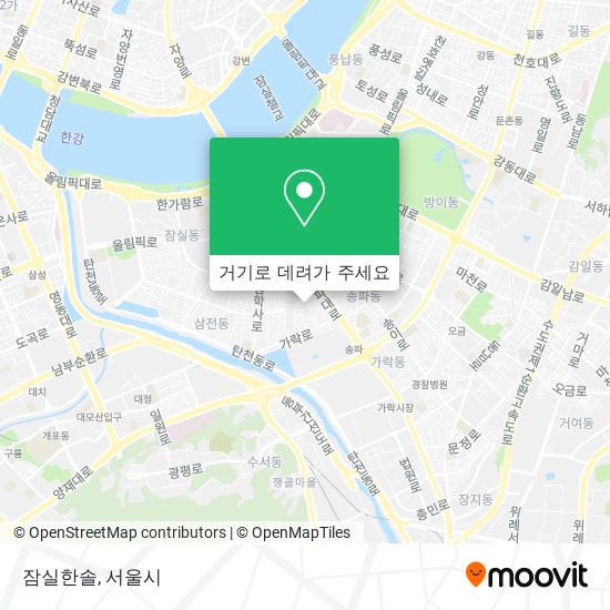 잠실한솔 지도
