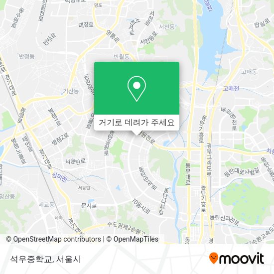 석우중학교 지도