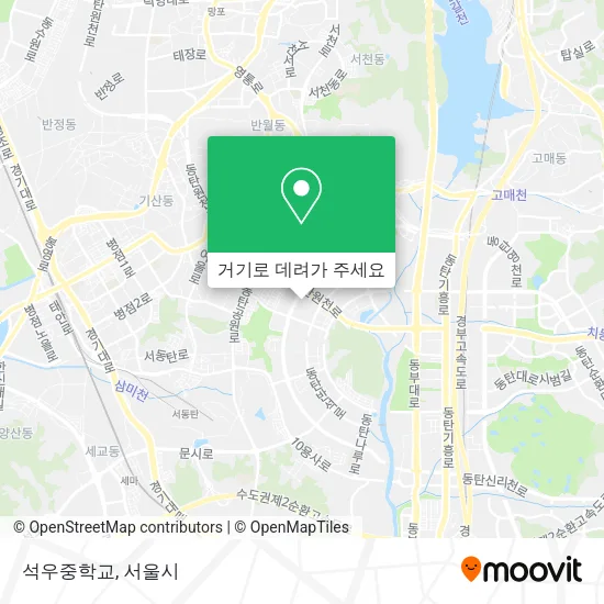 석우중학교 지도