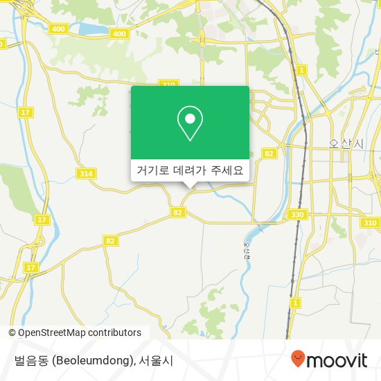 벌음동 (Beoleumdong) 지도
