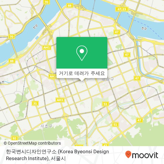 한국변시디자인연구소 (Korea Byeonsi Design Research Institute) 지도