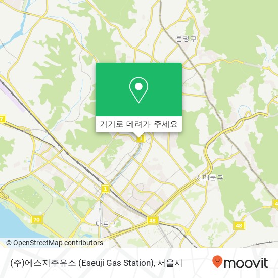 (주)에스지주유소 (Eseuji Gas Station) 지도