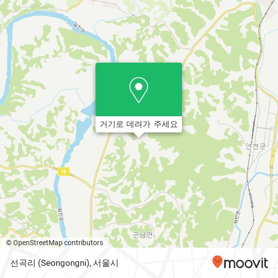 선곡리 (Seongongni) 지도