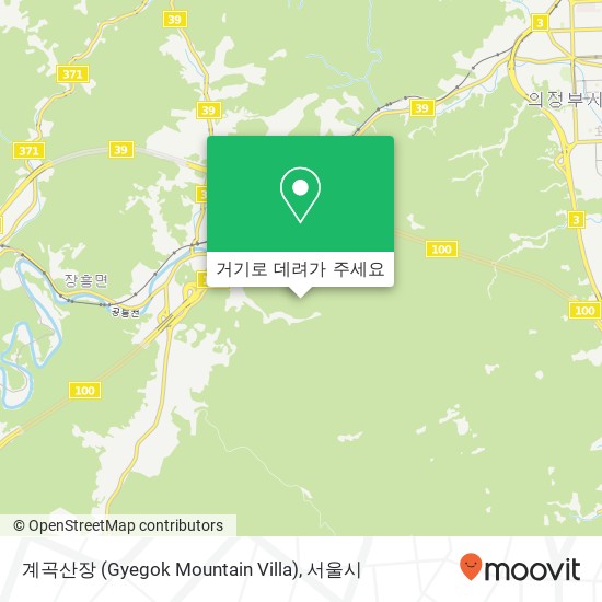계곡산장 (Gyegok Mountain Villa) 지도