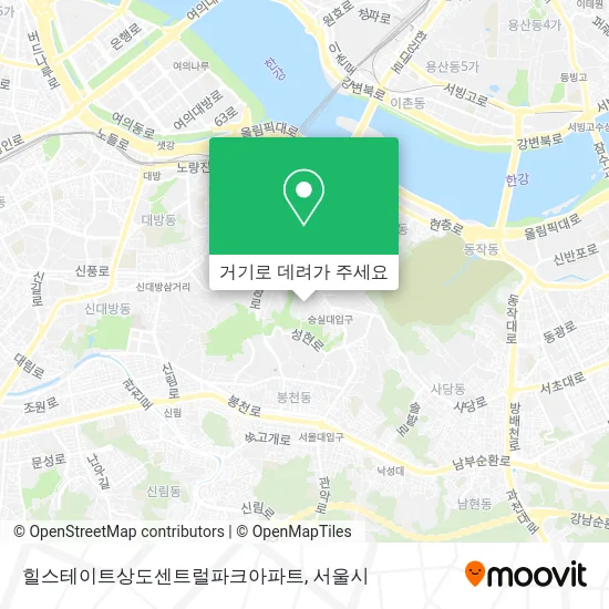 힐스테이트상도센트럴파크아파트 지도