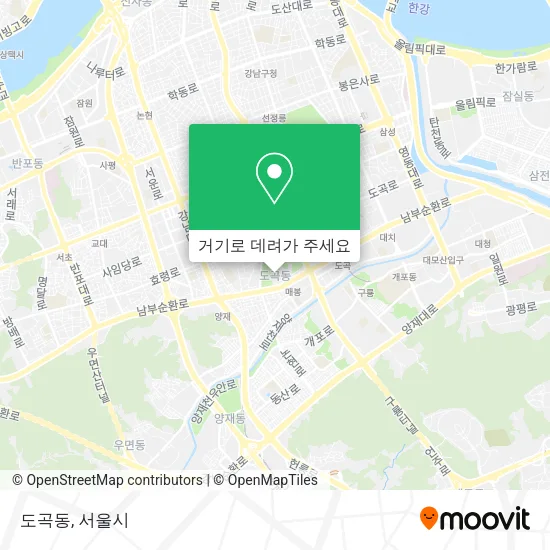 도곡동 지도