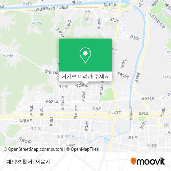 계양경찰서 지도